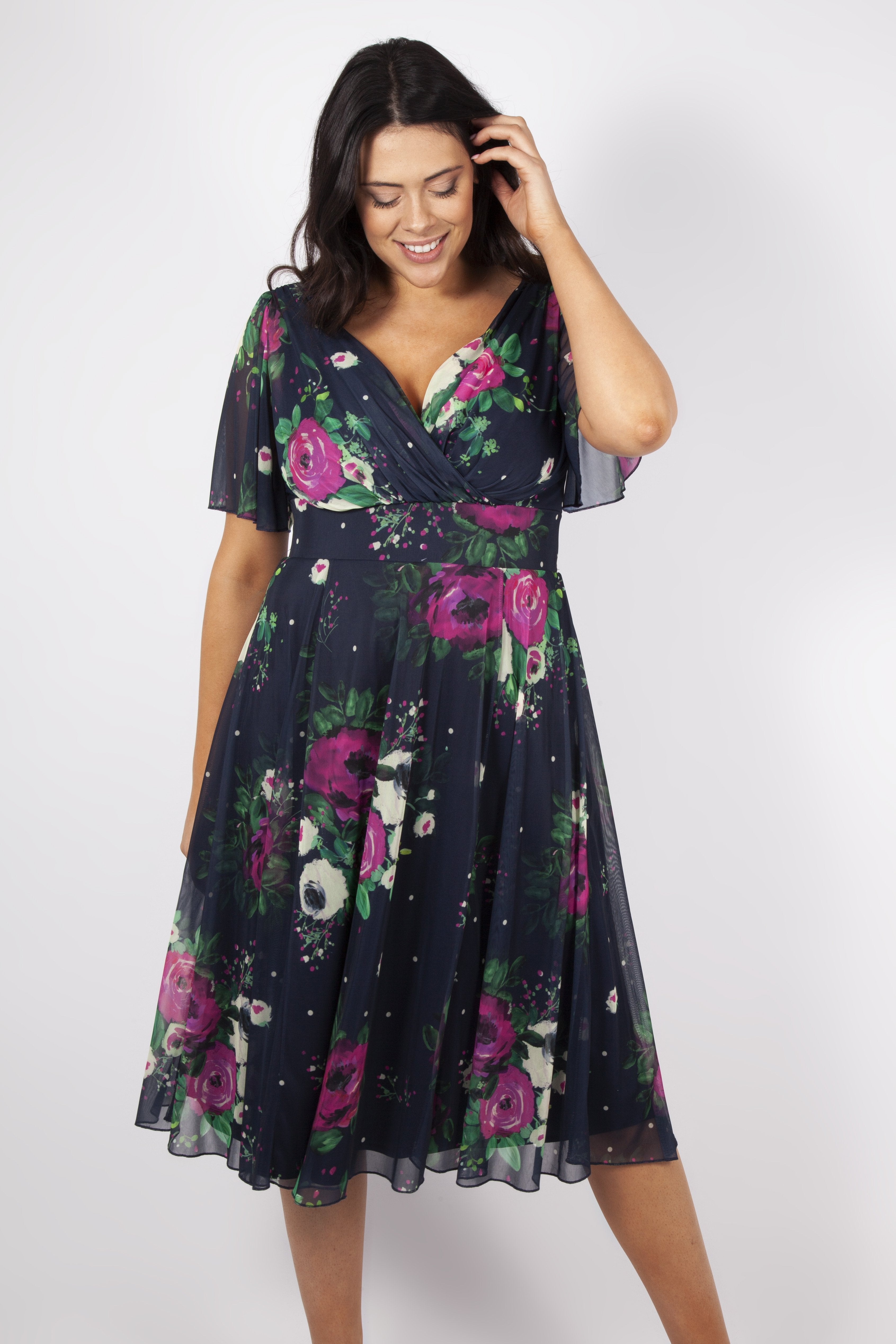 scarlett and jo lurex maxi dress