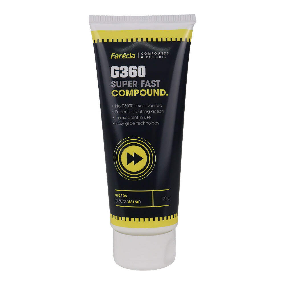 FARECLA G360 Super Fast Compound 100ml Swirl & Hologram Remover FARECLA G360 Super Fast Compound 100ml Swirl & Hologram Remover