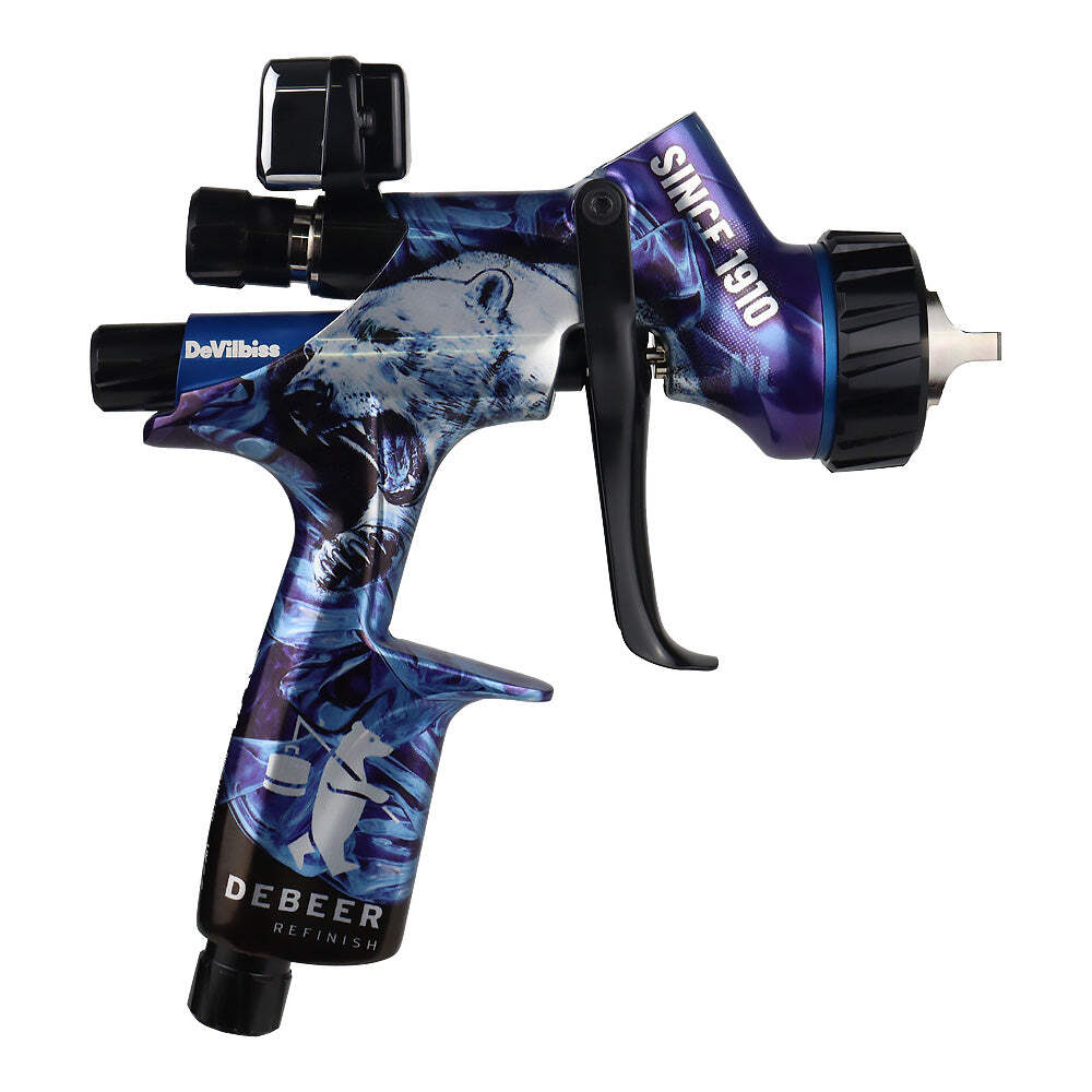DEVILBISS DV1 DeBeer Limited Edition 1.3 B+ Digital Basecoat Spray Gun DEVILBISS DV1 DeBeer Limited Edition 1.3 B+ Digital Basecoat Spray Gun