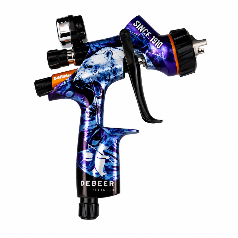 DEVILBISS DV1 DeBeer Limited Edition 1.3 C2+ Digital Clearcoat Spray Gun DEVILBISS DV1 DeBeer Limited Edition 1.3 C2+ Digital Clearcoat Spray Gun