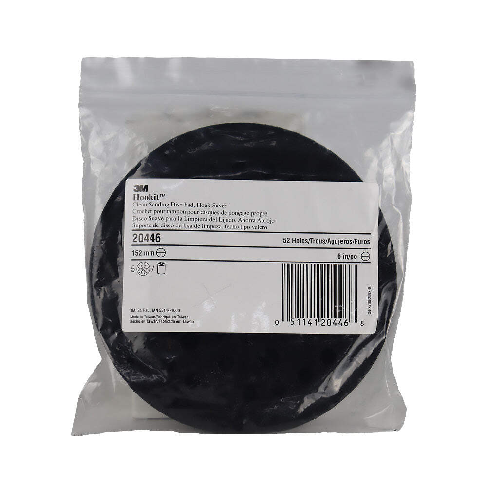 3M Xtract Disc Pad Hook Saver 20446 6 Inch 52 Hole Backup Pad Protector 3M Xtract Disc Pad Hook Saver 20446 6 Inch 52 Hole Backup Pad Protector