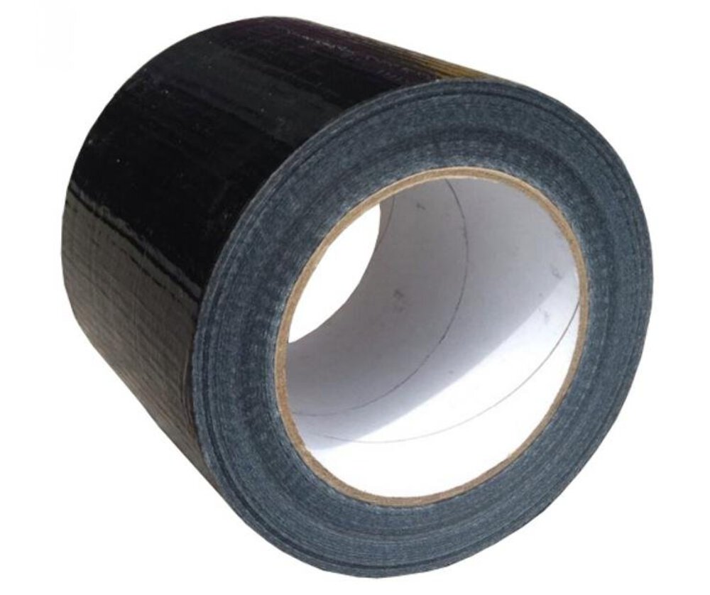 Premium Grade Black Cloth Tape 100mm X 25m Render Duct Blast Gaffa Race Ebay Ideal for exhibitions, entertainment tours, film/television and music studios. ebay