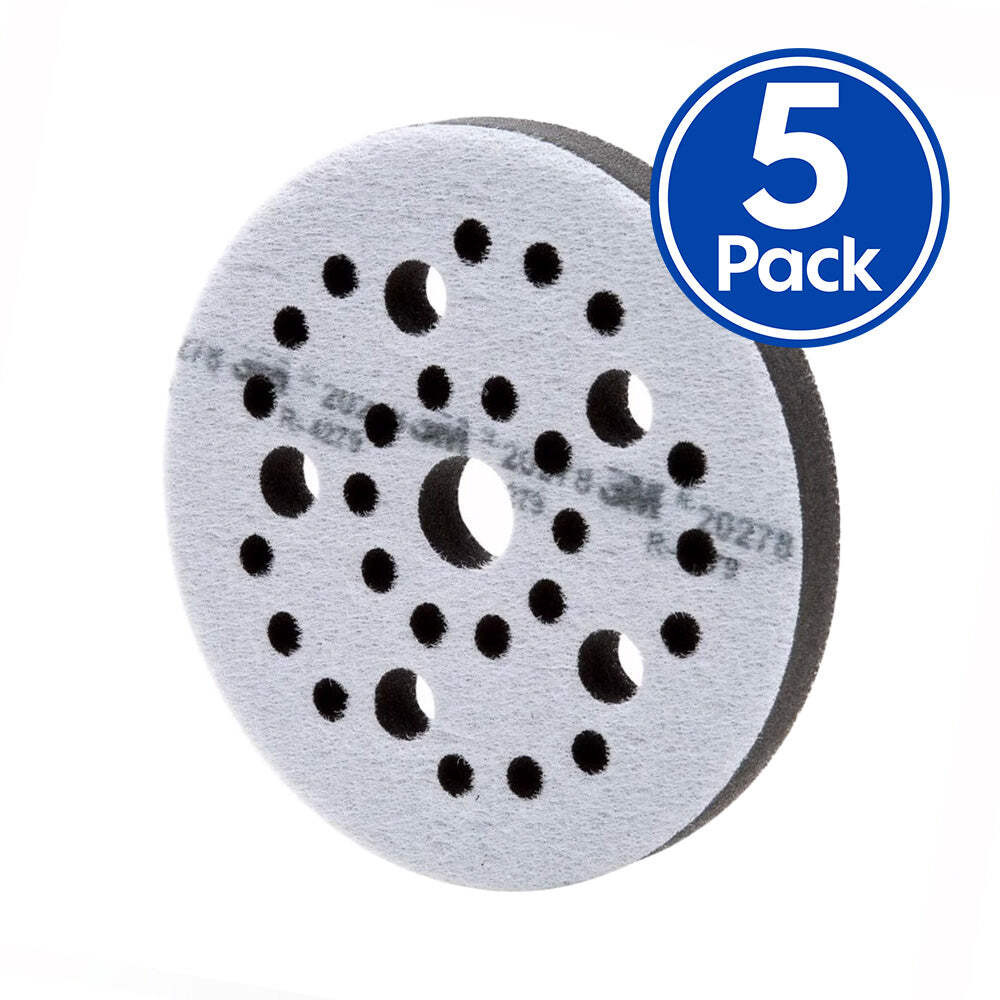 3M 50544 Hookit Soft Interface Pad 150mm x 10mm x 5 Pack Multihole