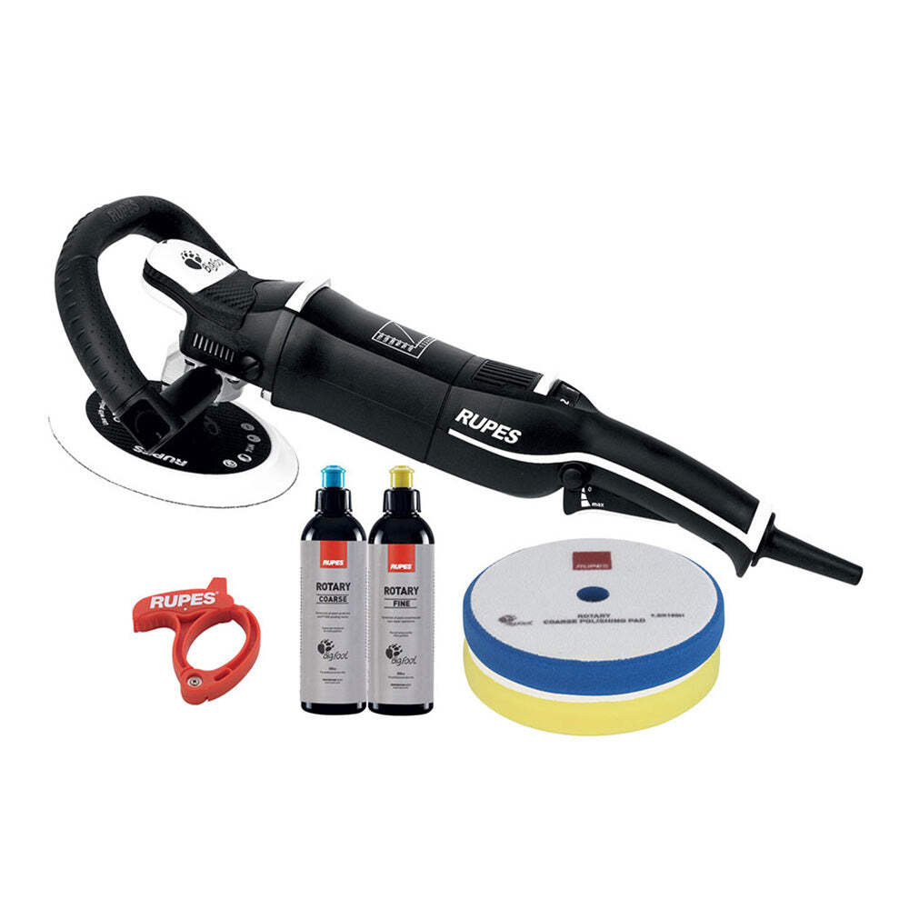 Rupes Bigfoot LH19E/STN Rotary Polisher Standard Kit 150mm Auto Detailing Polish