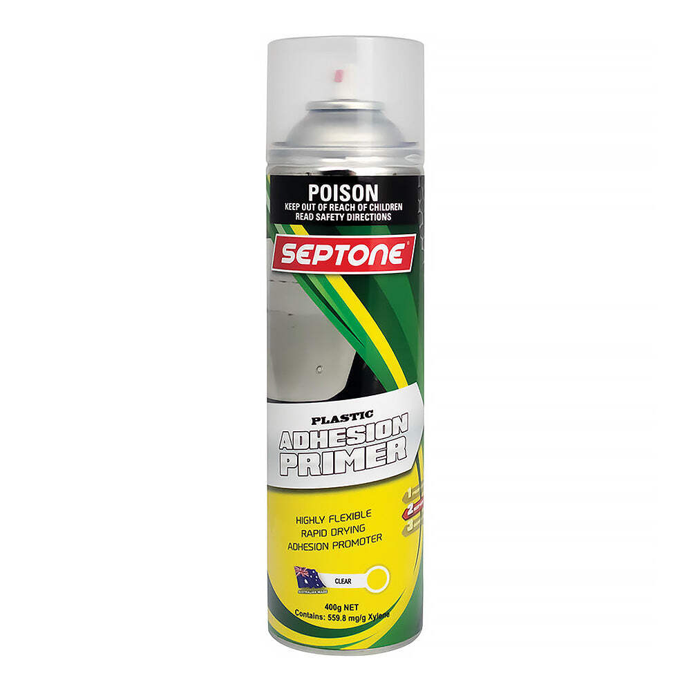 SEPTONE Automotive Plastic Primer Adhesion Promotor Spray 400g Aerosol Clear