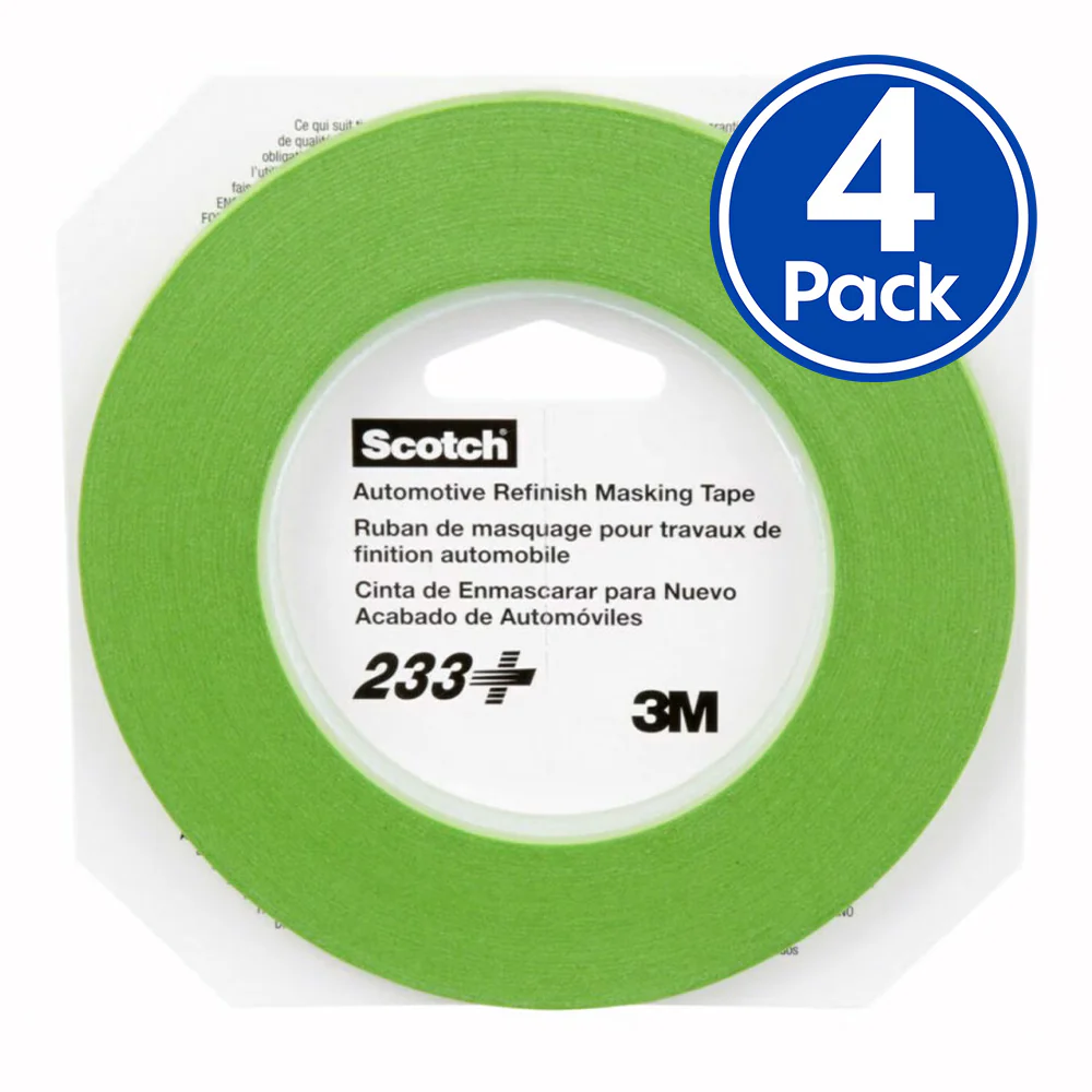 3M Fine Line Tape 233 Masking Scotch Automotive Refinish 6mm X 55m 4 Rolls 26344