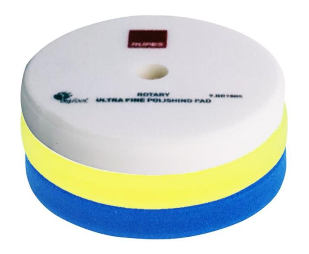 Rupes Bigfoot Rotary Polishing Pads Coarse Fine & Ultra Fine 3 Pack 175/180mm eBay