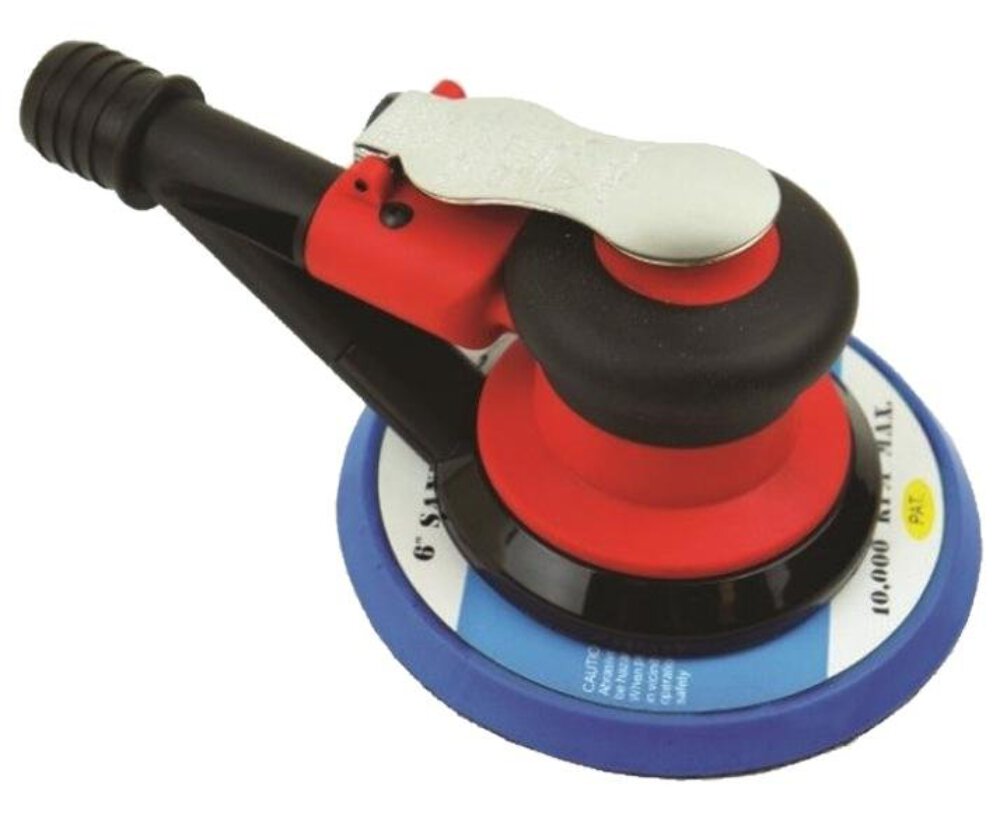 GRP 6'' 150mm Orbital Palm Sander 5mm Orbit Dust Extraction Dual Action