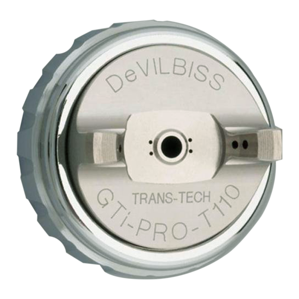 Devilbiss GTI Pro Lite T110 HE Air Cap PRO-102-T110-K Spray Gun Air Cap ...