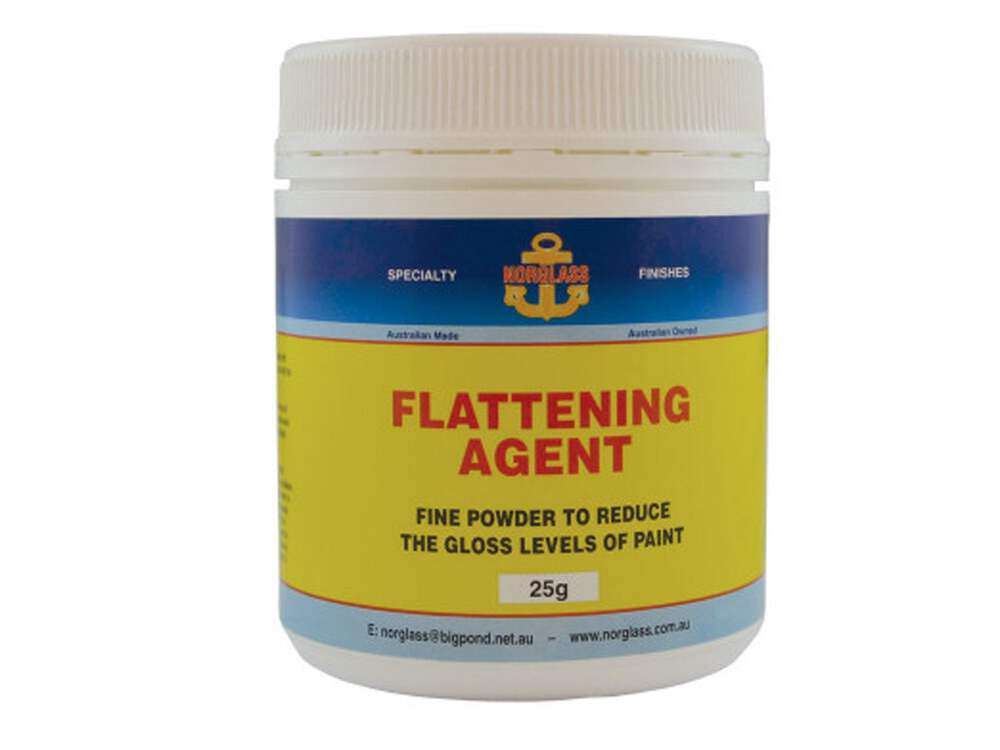 Norglass Flattening Agent 25g Tub Reduce Gloss Level Of Paint Boat Marine