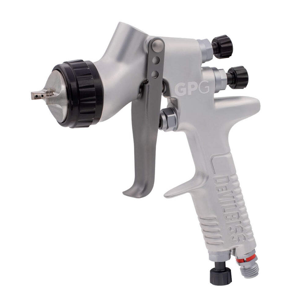 Devilbiss Gpg Uv Paint Gravity Feed Primer Spray Gun Black Cup 1mm Ebay