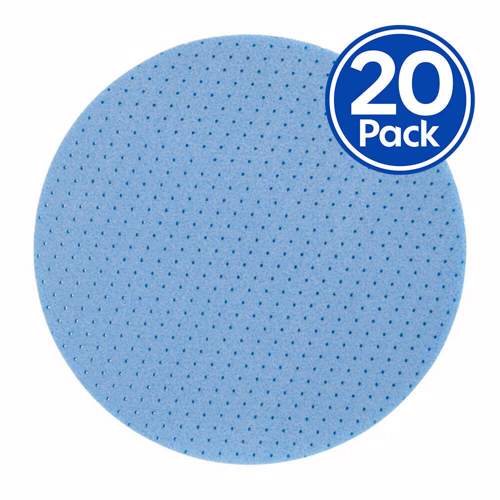 3m 150mm Wet/Dry Flexible Abrasive Blue Foam Abrasive Disc 33540 Box of 20 P800
