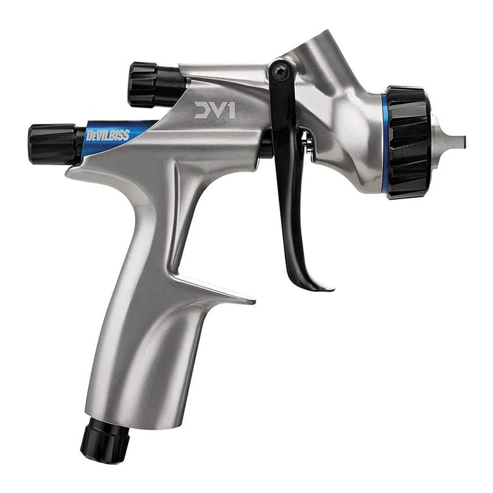 Devilbiss DV1-B+ Basecoat HVLP Plus Gravity Feed Spray Gun 1.3mm Devilbiss DV1-B+ Basecoat HVLP Plus Gravity Feed Spray Gun 1.3mm