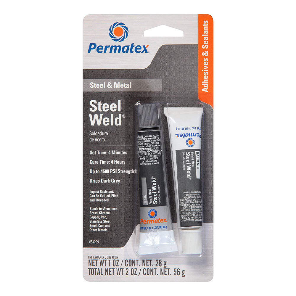 Permatex Steel Weld Epoxy Adhesive Filler Tube 2 x 28g eBay