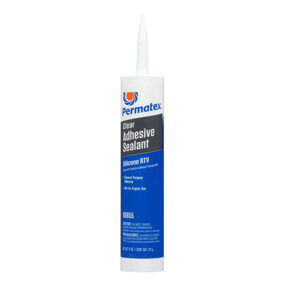 Permatex Clear RTV Silicone Adhesive Sealant 311g eBay