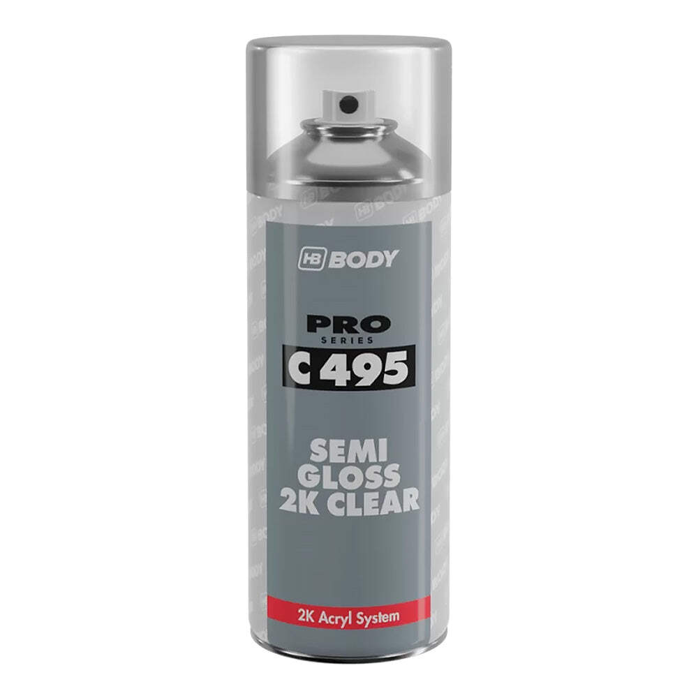 2k Semi Gloss Express Clear Coat Paint C495 Aerosol 400ml Touch Up Top Coat Ebay