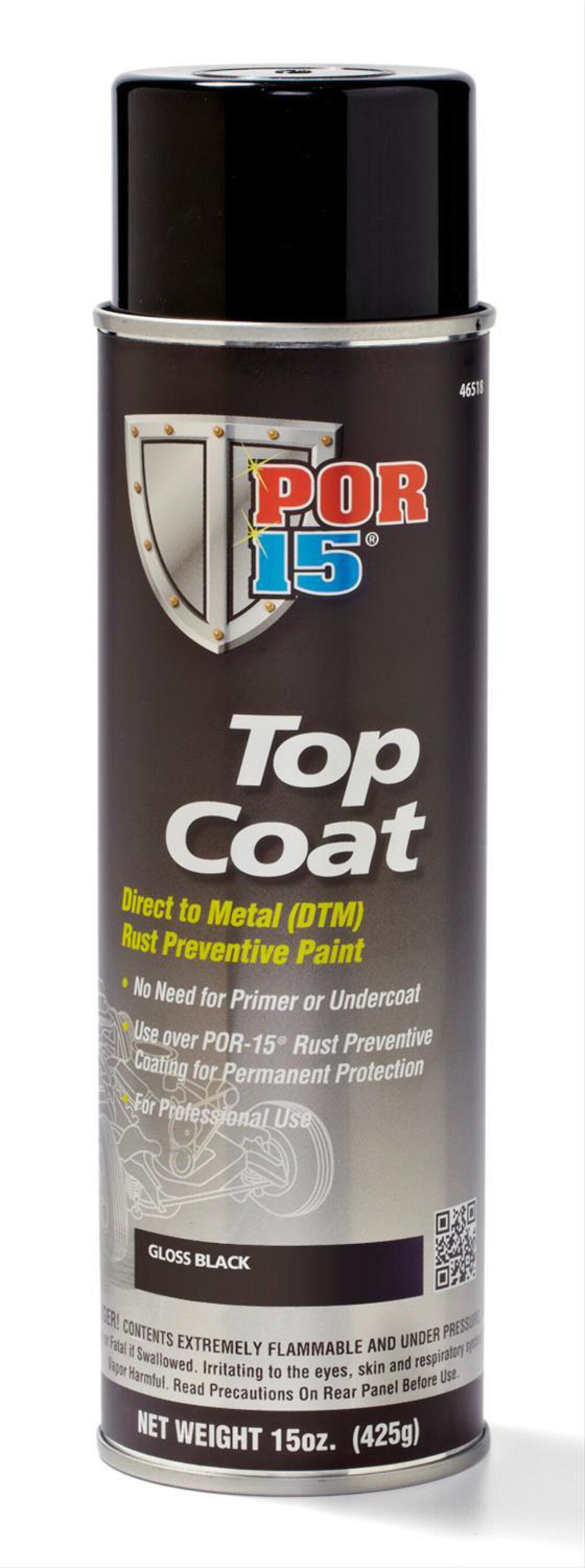 POR15 Top Coat DTM Direct To Metal Rust Preventive Paint