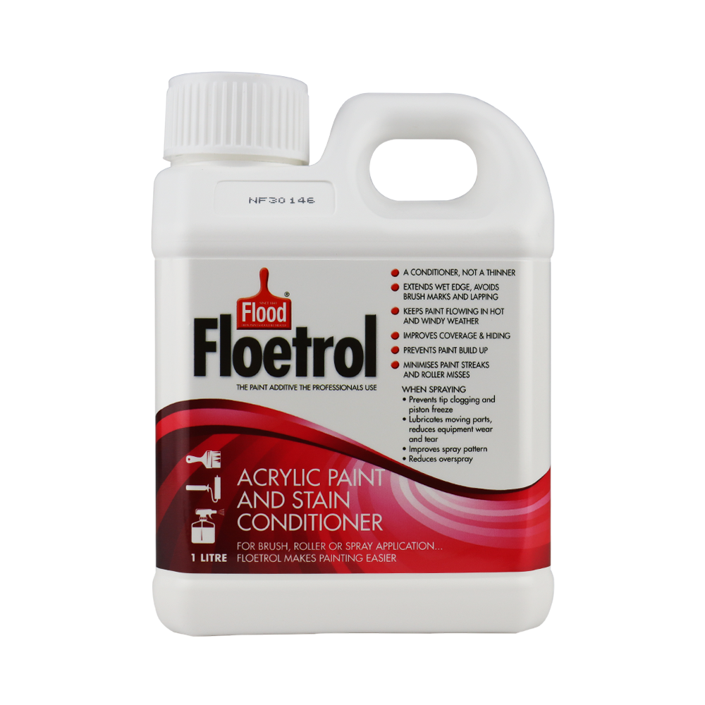 Flood Floetrol Acrylic Stain Conditioner Painting Additive 1L X 3 Pack ...