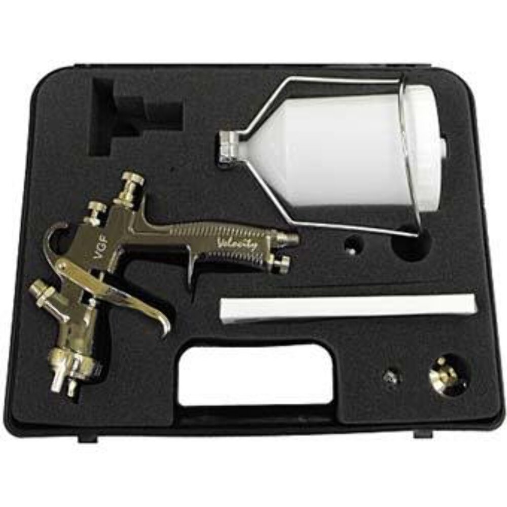 VELOCITY Gravity Feed Spray Gun Kit 1.4mm 1.8mm 2.5mm