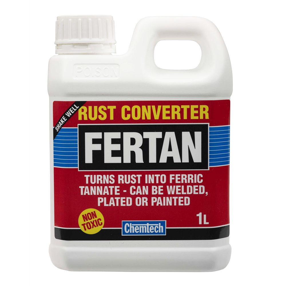 Fertan Rust Converter Turns Rust Into Ferric Tannate To Be Welded