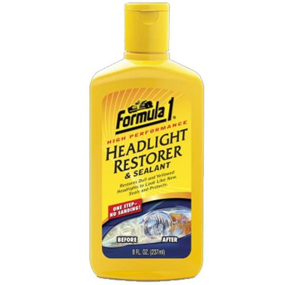 F1 Headlight and Plastic Restorer Restoration Sealant 237ml Boat Car Motorcycle