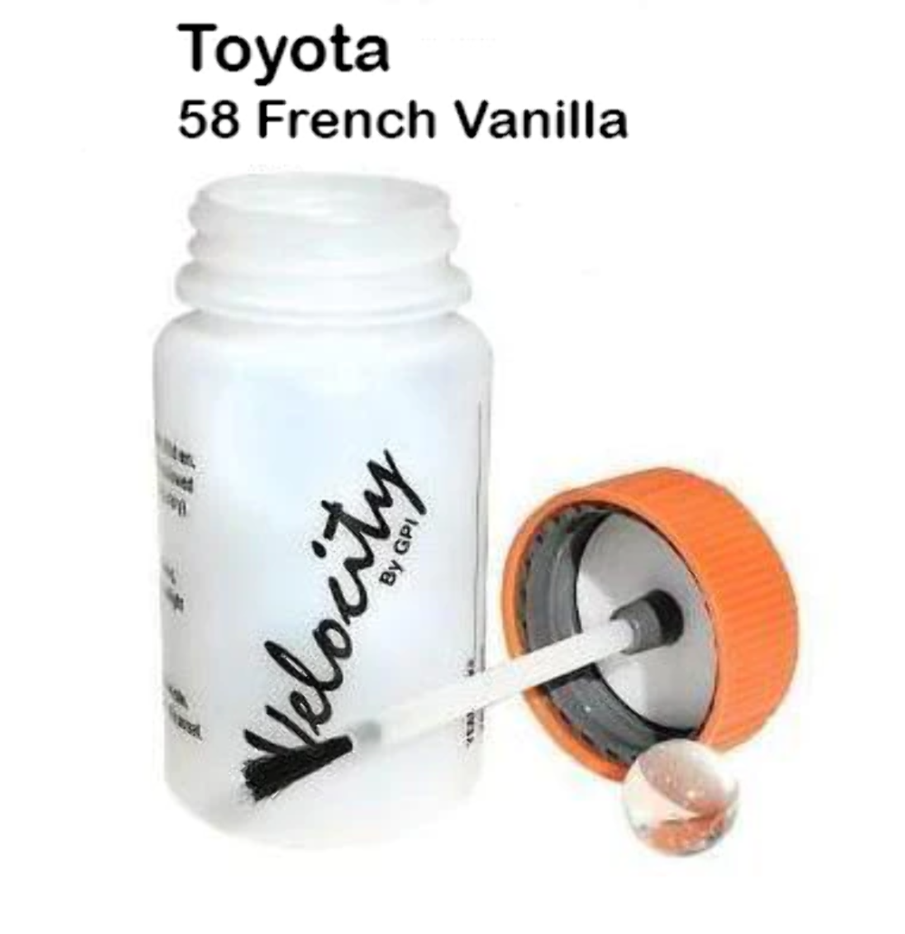 Auto Touch Up Bottle for Toyota 58 French Vanilla Paint 50mL