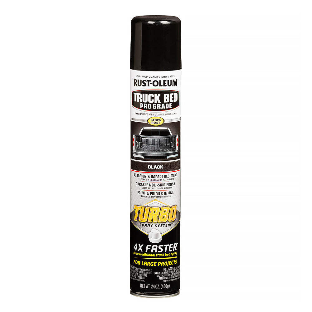 RUST-OLEUM Truck Bed Liner Pro Black Turbo Spray 680g Aerosol