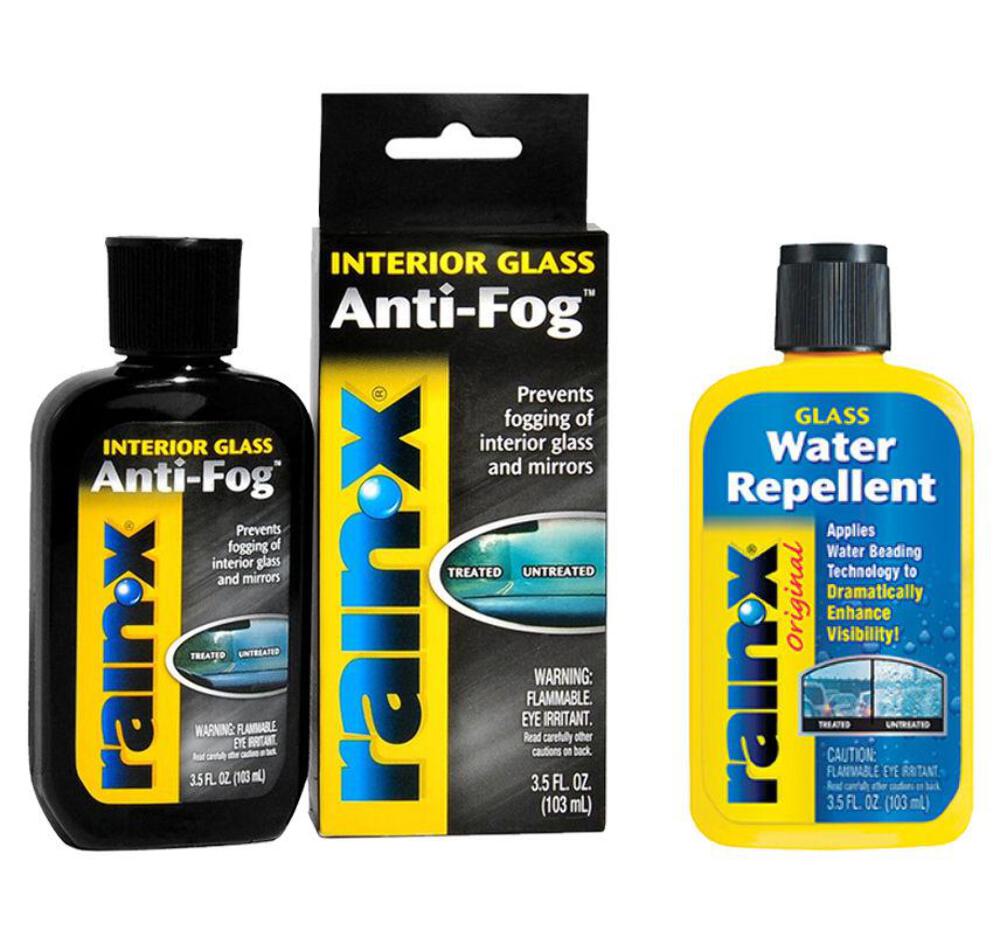 RainX 103ml Anti Fog + Water Repellent Combo Windscreen Window Glass