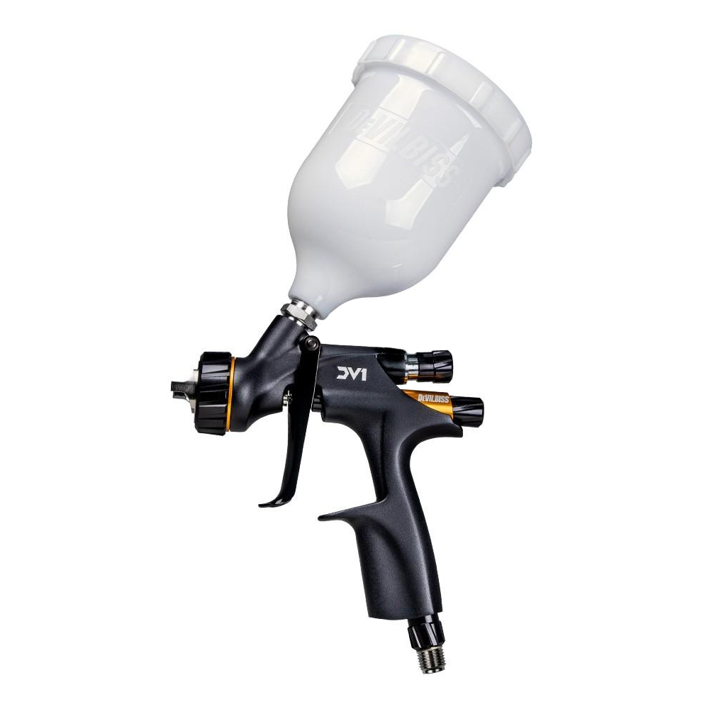 DEVILBISS DV1-C2+ Clearcoat HVLP PLUS Gravity Spray Gun 1.3mm DV1-C-000-13-C2