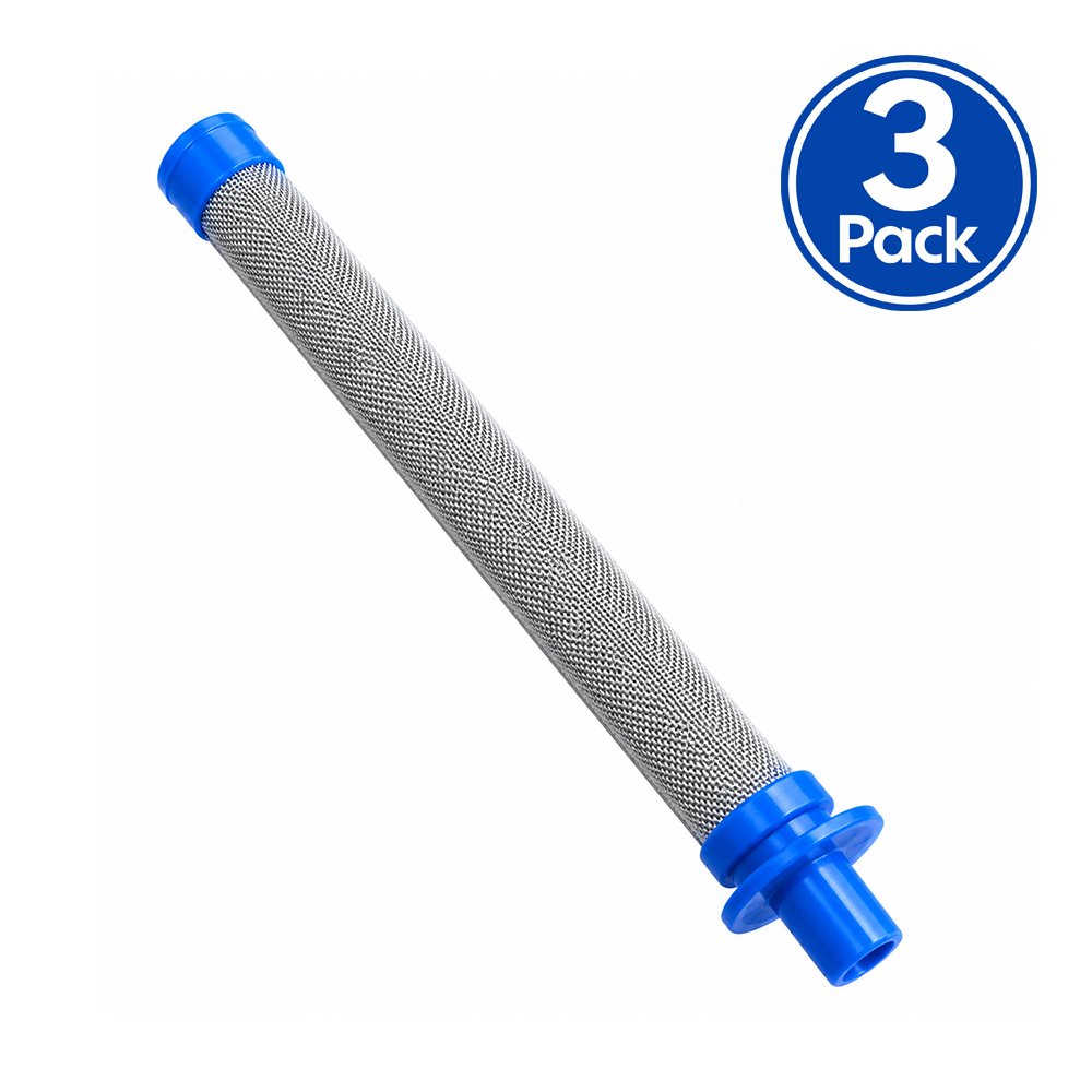 ASAB Blue 60 Mesh Standard Airless Spray Gun Filter for Graco SG3 & GXTR7 3 Pack