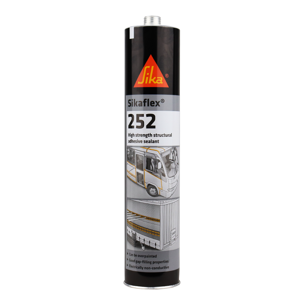 White Sika Sikaflex 252 Assembly Adhesive 300ml Elastic Bonding