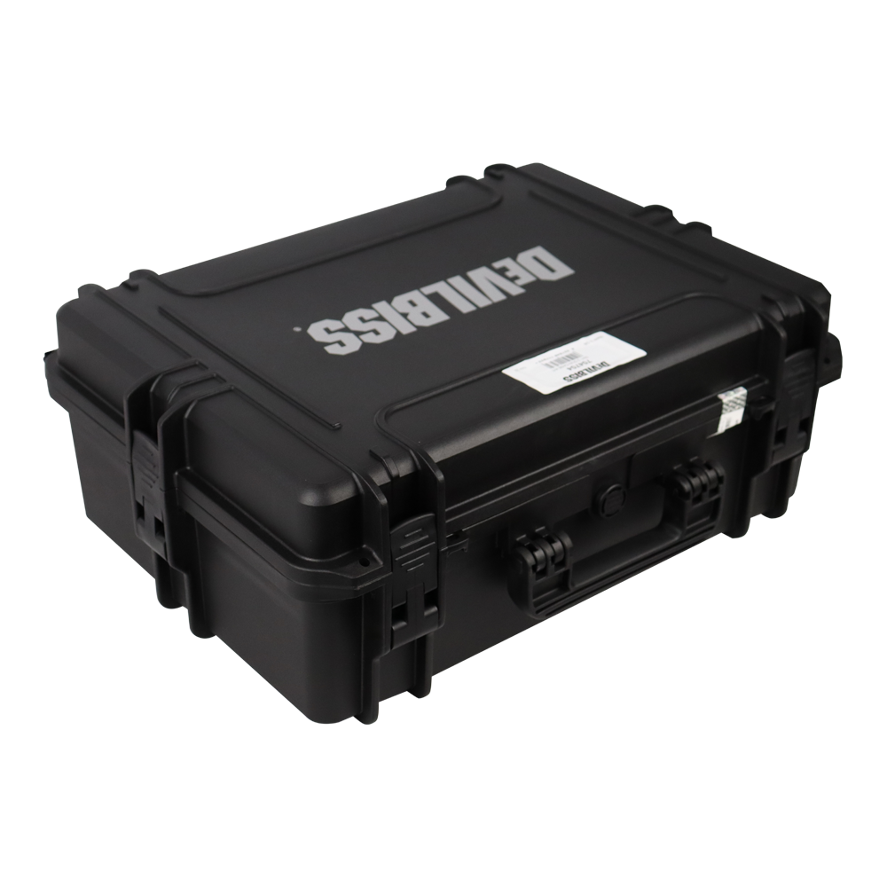 DEVILBISS Ultimate Non Digital Gravity Spray Gun Case Kit DV1B