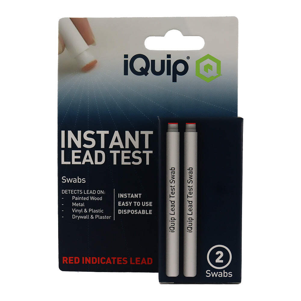 Instant Lead Paint Test Kit 2 Pack Swabs Rapid Surface Detection Safety