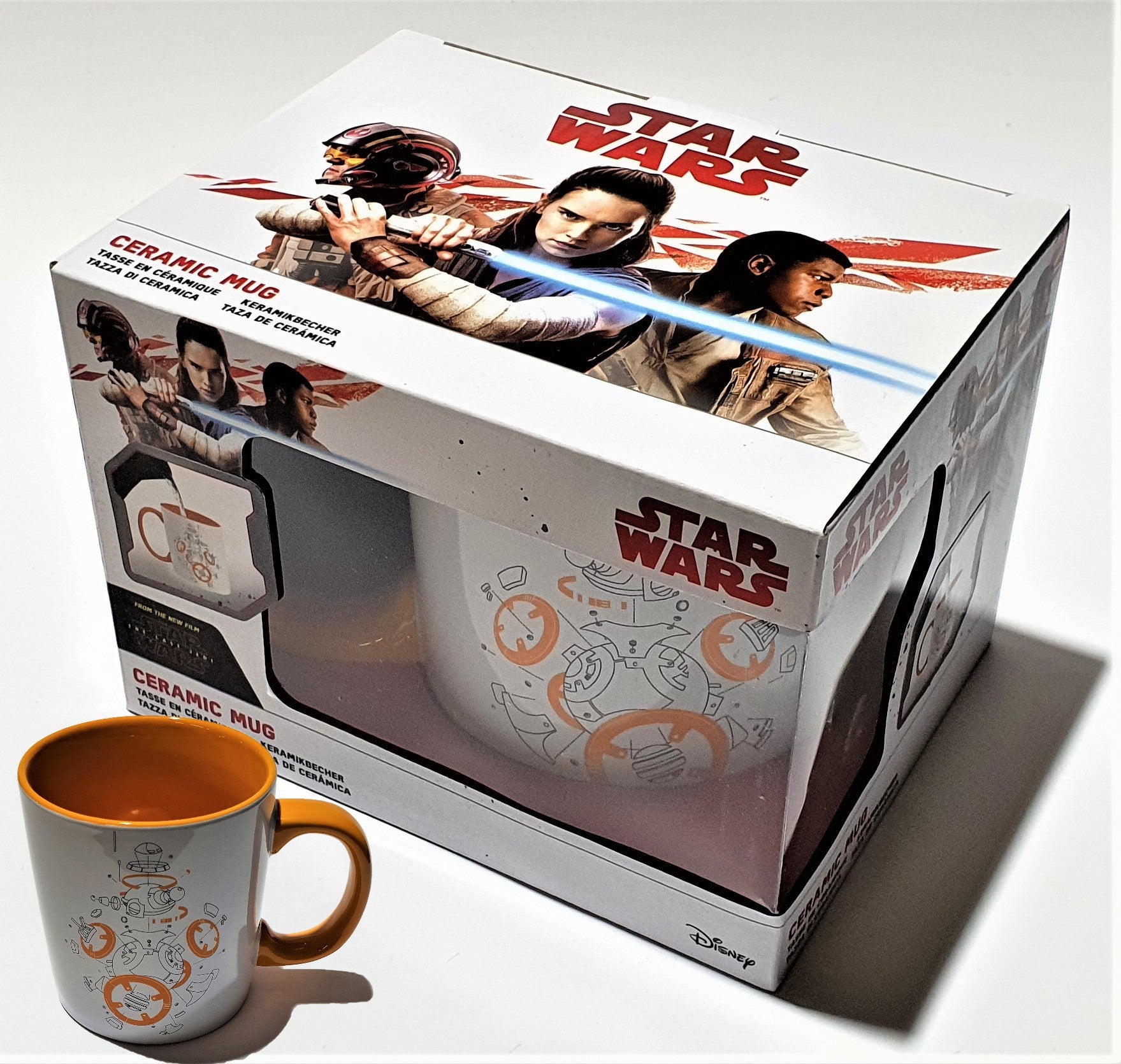 STAR WARS LARGE CERAMIC MUG EXPLODED BB 8 MUG Vendall