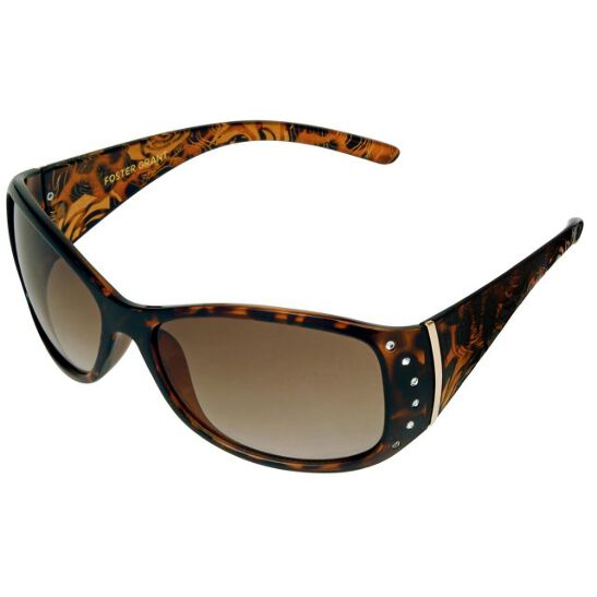 Foster Grant Sunglasses Women’s Oval Tortoiseshell Floral Etching I5 Vendall