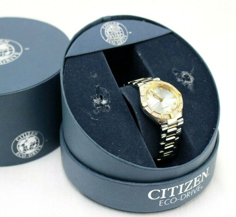 Citizen EW0894-57D Eco Drive Silhouette Swarovski Crystal  display picture 1