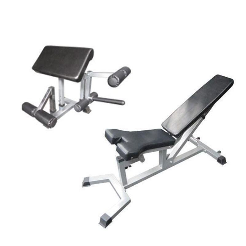 Asfid Super Fid Bench With Preacher Curl And Leg Developer