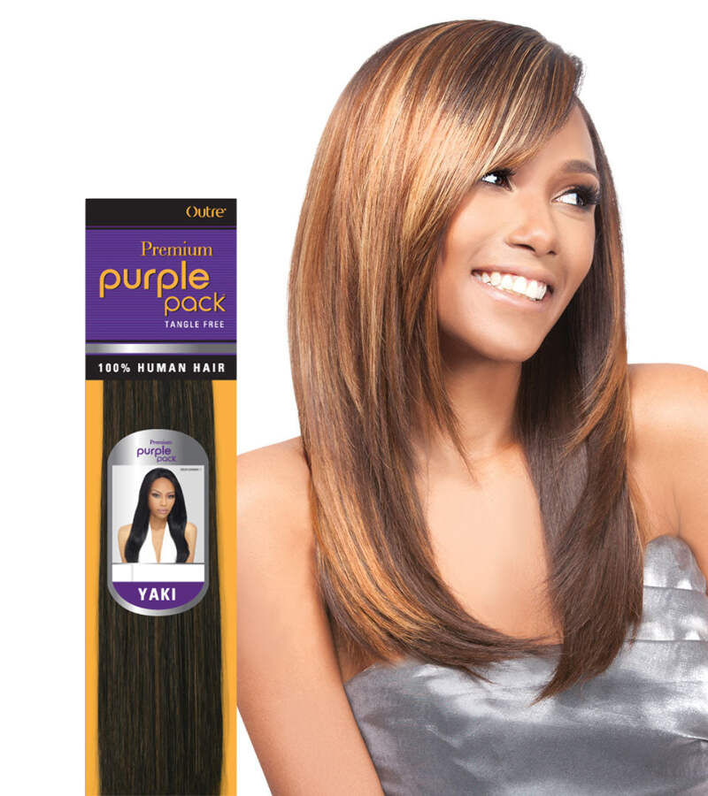 Outre Premium Purple Pack Yaki 100 Human Hair 10 18 Ebay