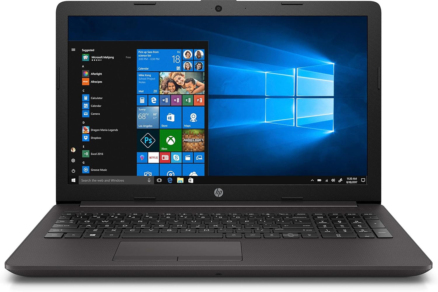 HP ProBook 250 Core i3 7020U　8GB　SSD256 HP 250 G7 Core I3-7020u 2.30ghz 256 SSD 8gb RAM Window 10