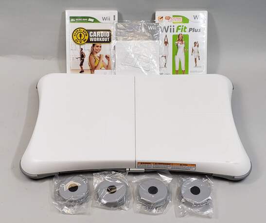 Nintendo Wii Balance Board Model Rvl 021 Used With 2 Games Ebay Nintendo Wii Balance Board Model Rvl 021 Used With 2 Games Ebay