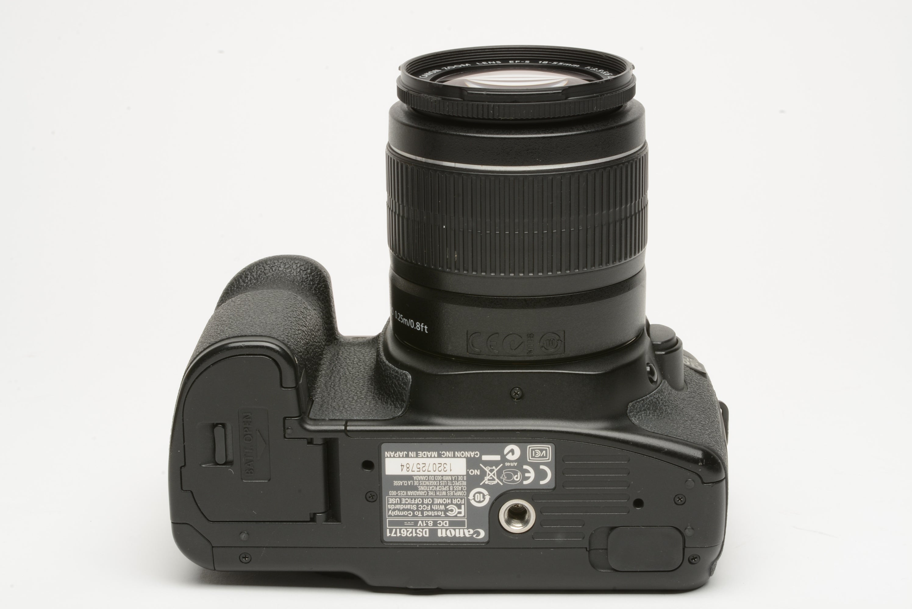 Canon EOS 40D DSLR w/18-55 f3.5-5.6 II, 2X Batts, CF Card, Only