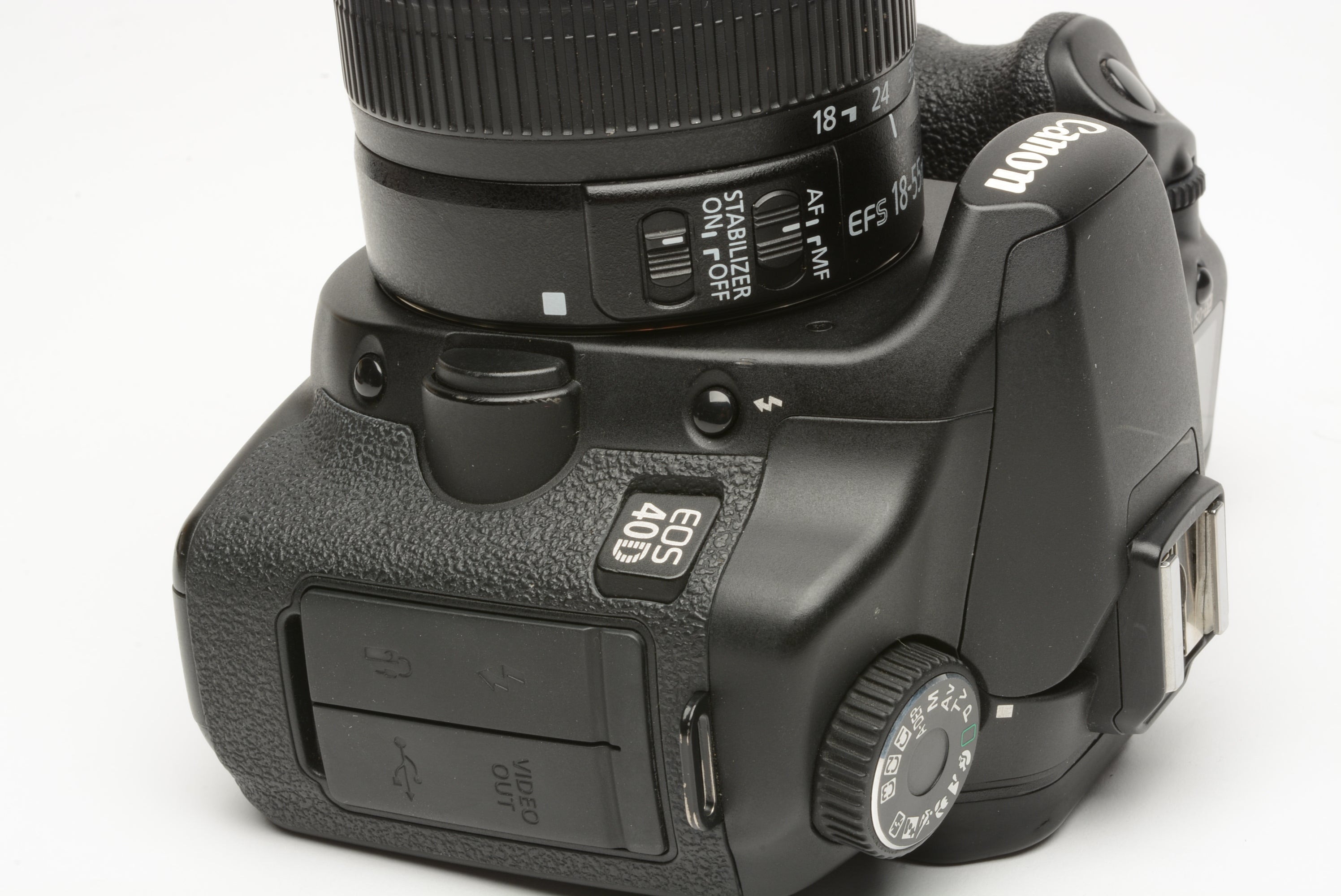 Canon EOS 40D DSLR w/18-55 f3.5-5.6 II, 2X Batts, CF Card, Only
