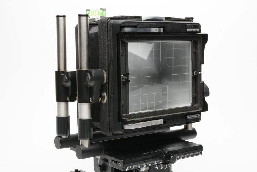 Linhof Kardan GT 4x5 camera, Aluminum case, Cable releases, Very