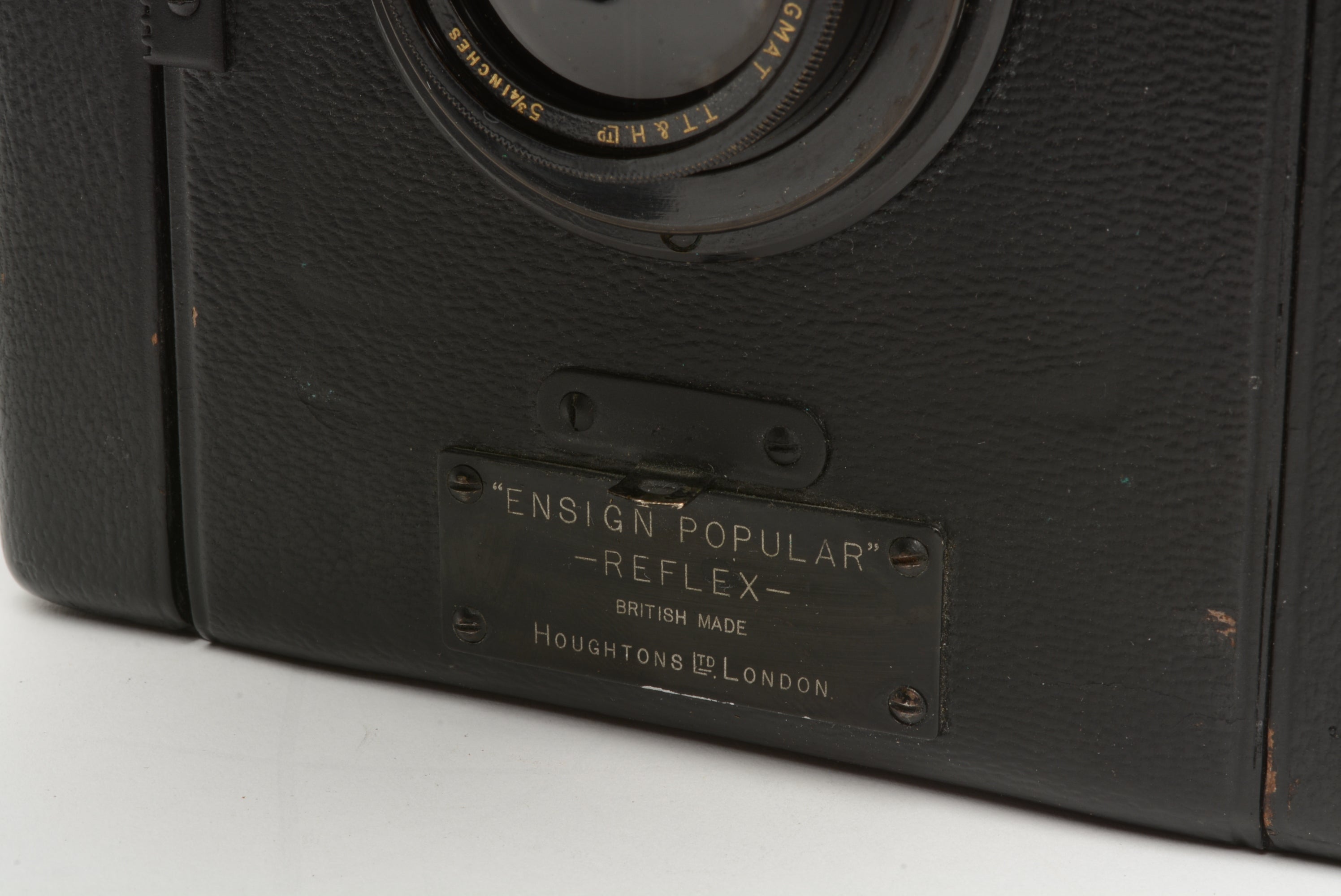 Houghton Ensign Popular Reflex 3¼x4¼'' plates, box-type Focal