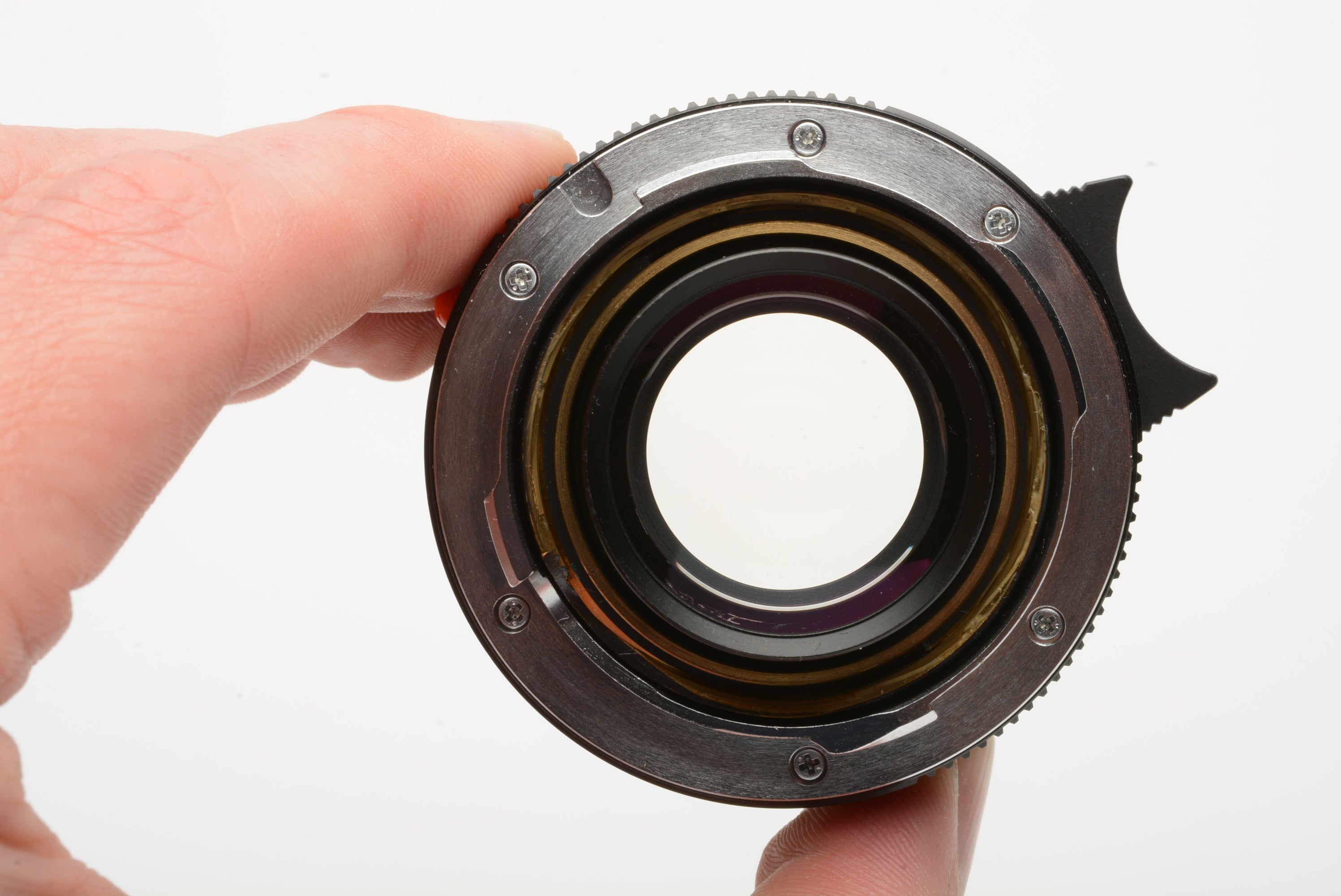 Leica Summilux-M 35mm f1.4 Aspherical black lens #11874, caps