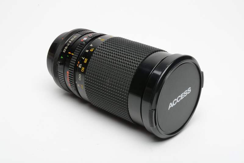 Access P-MC 35-200mm f3.8-5.3 Macro zoom lens for Canon FD Mount