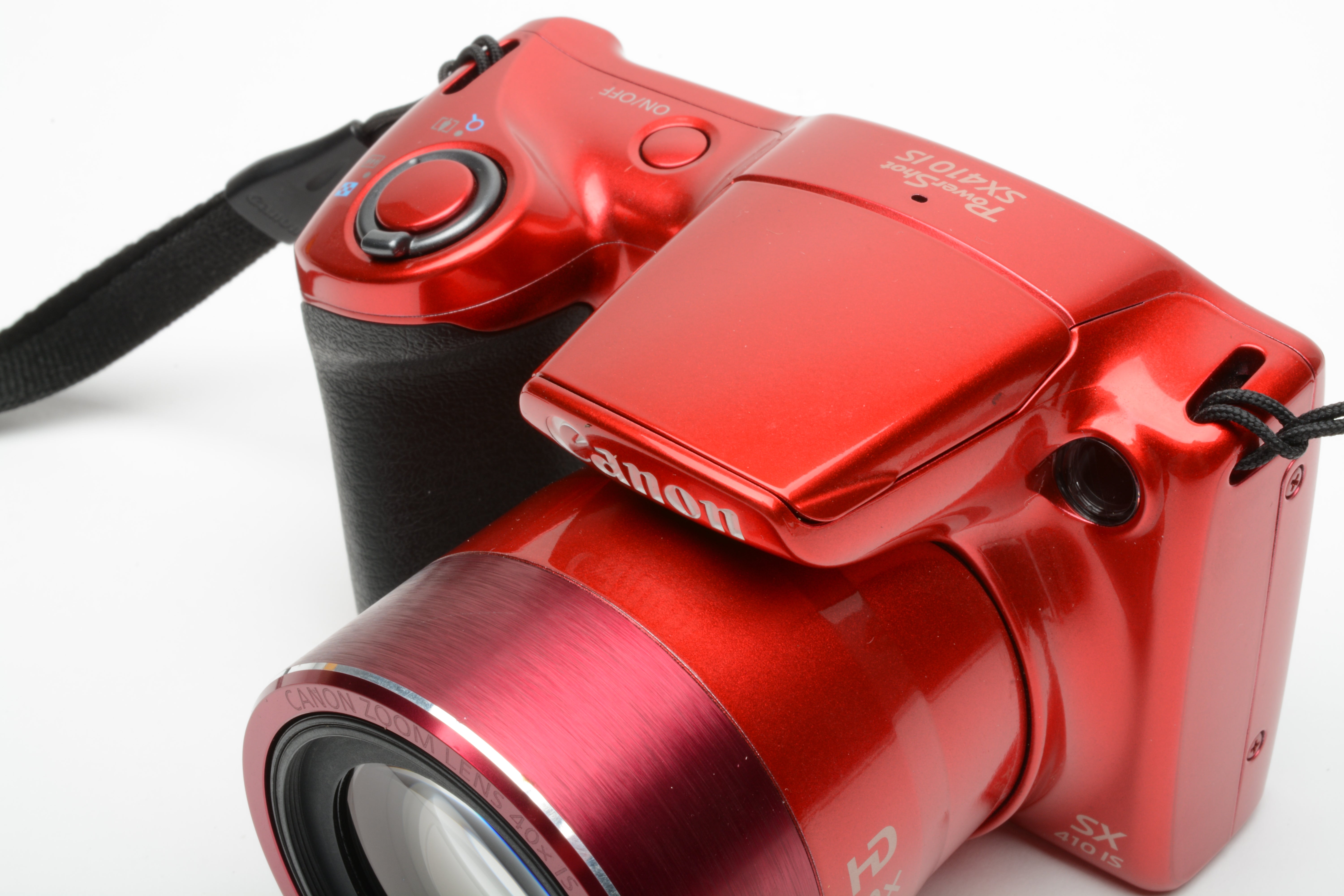 Canon PowerShot red SX410 IS digital Point&Shoot w/2batts | eBay