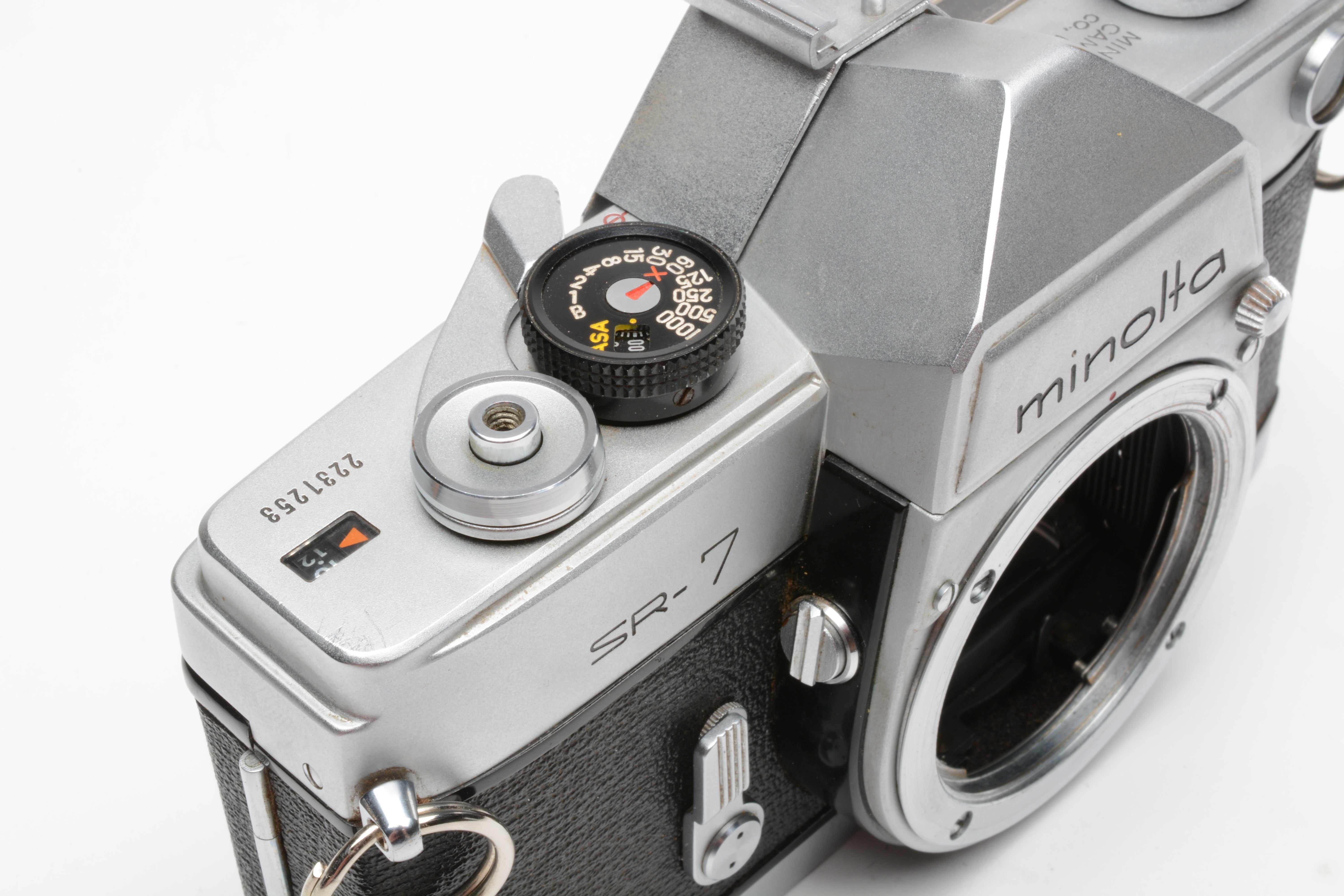 Minolta SR-7 35mm SLR Body, tested, working meter, clean, nice