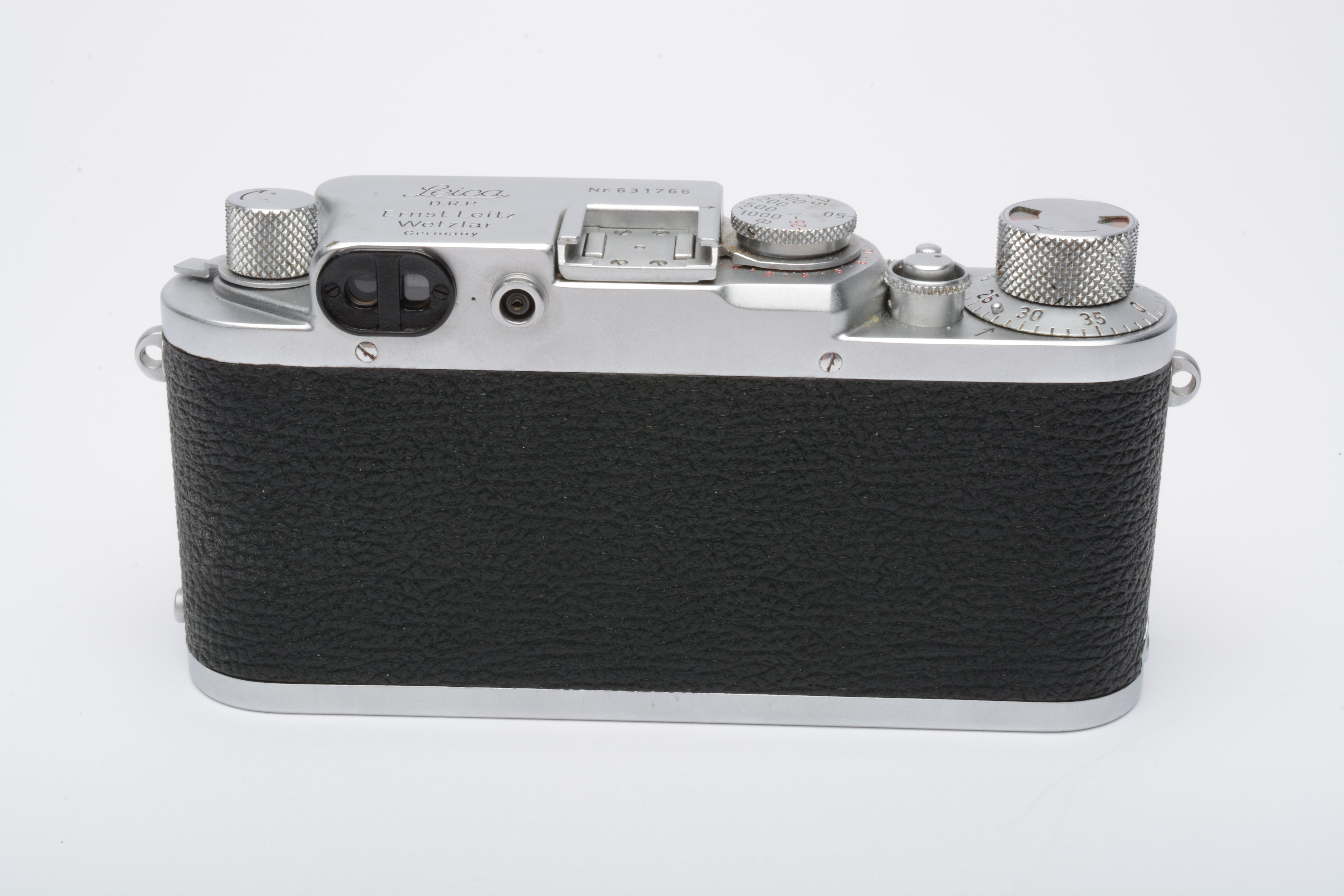 Leica IIIf 35mm rangefinder camera red dial, works great! Very