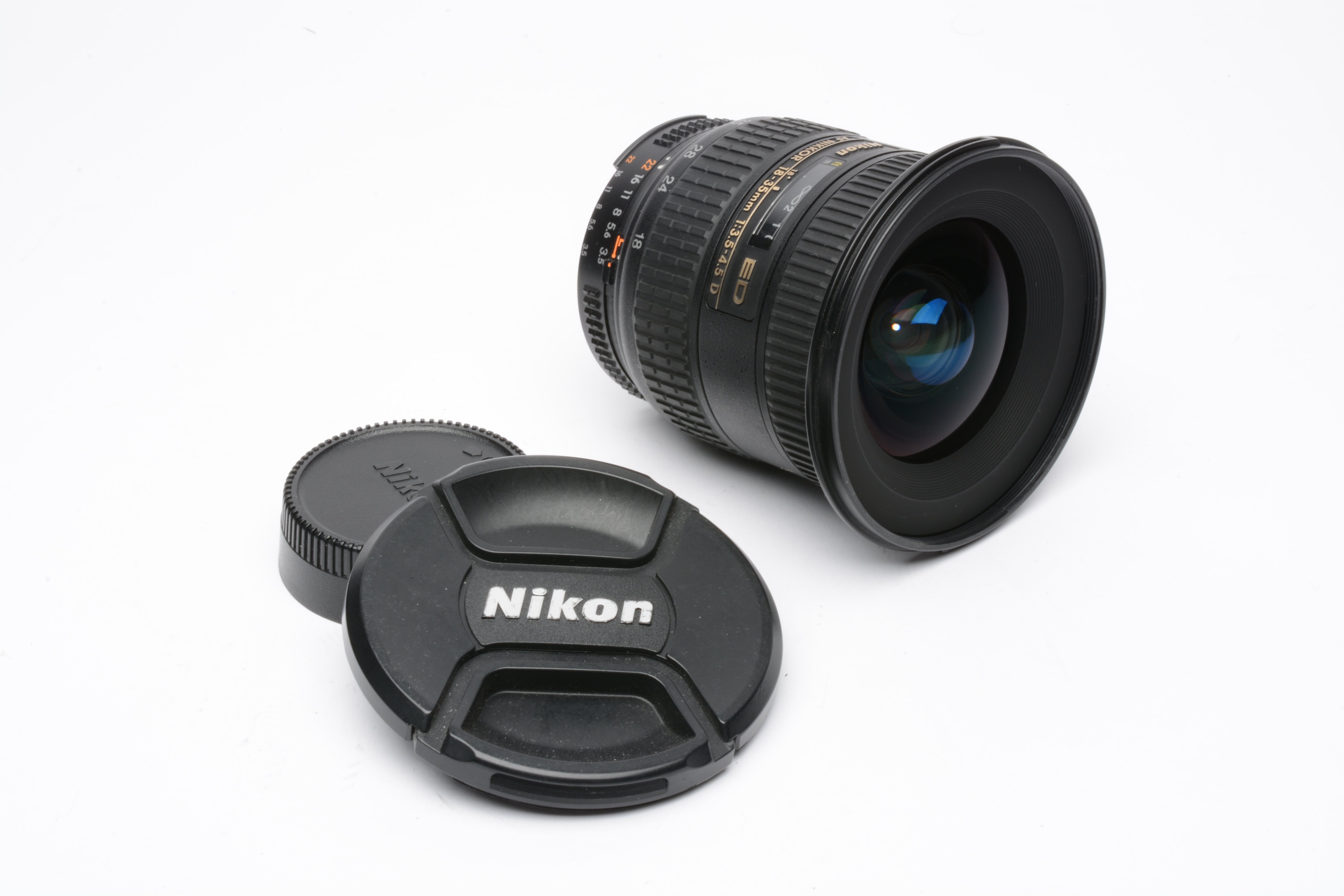 Nikon AF Nikkor 18-35mm f3.5-4.5D ED w/Caps, Very clean | eBay